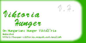 viktoria hunger business card